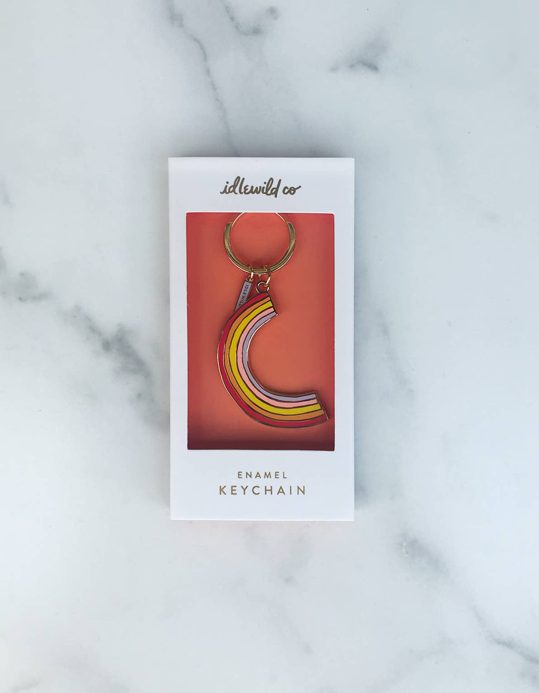 Enamel Keychain | Rainbow