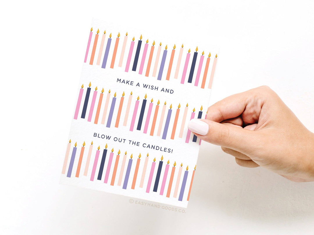 Make a Wish and Blow Out the Candles Greeting Card