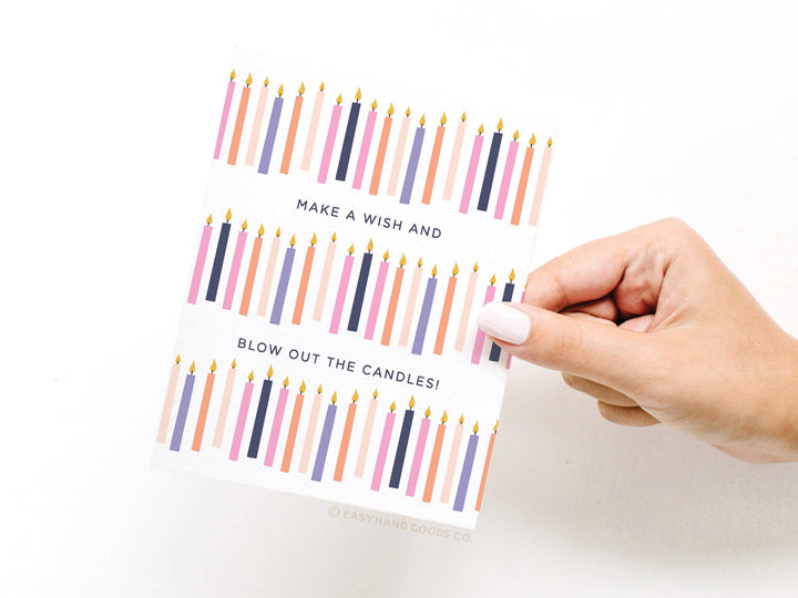 Make a Wish and Blow Out the Candles Greeting Card