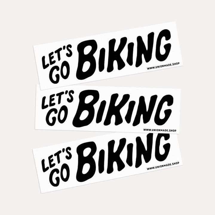 Let's Go Biking - Bumper Sticker