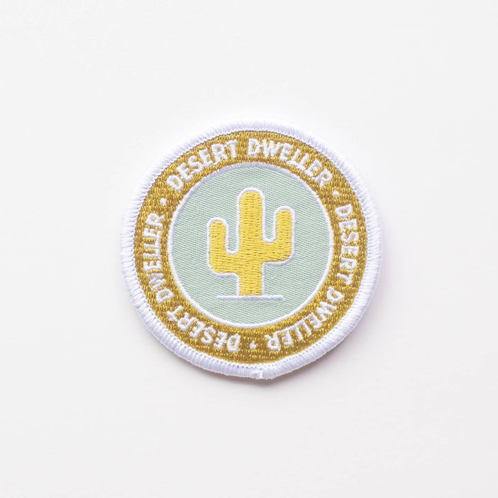 Desert Dweller Embroidered Iron on Patch