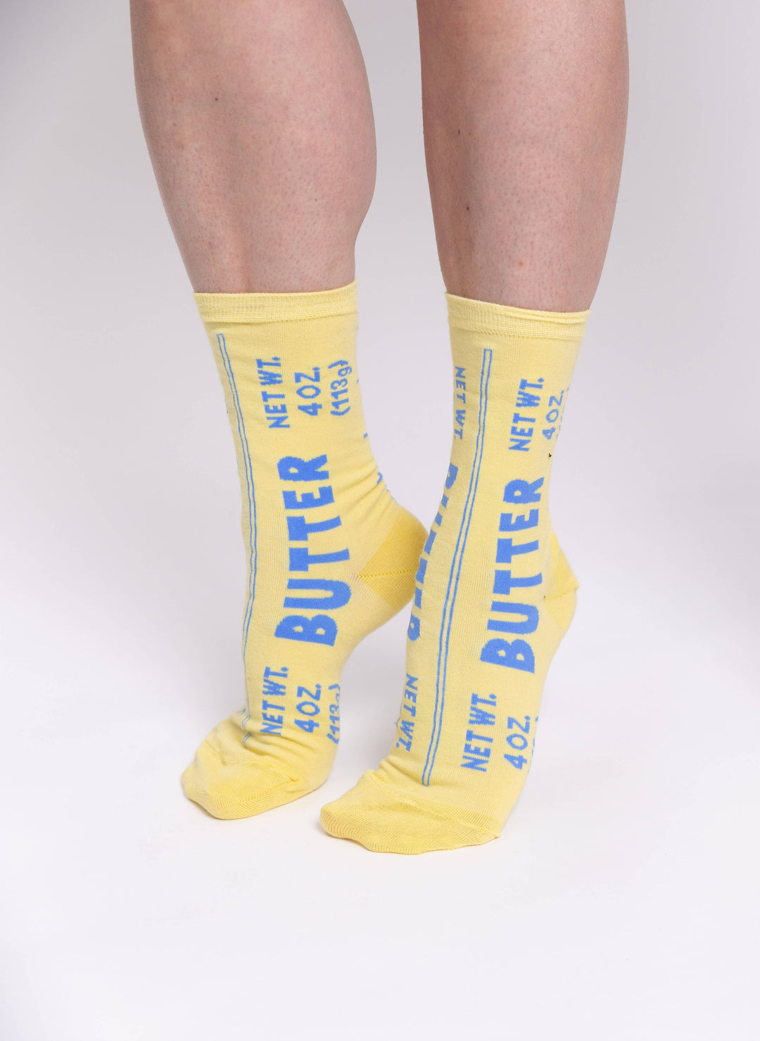 Butter Socks - Butter Foodie Gifts Small Crew Socks