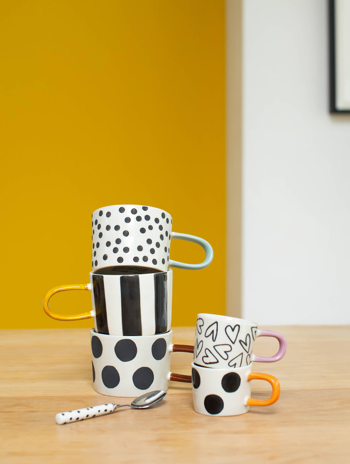 Mono Ditsy Spot Mug