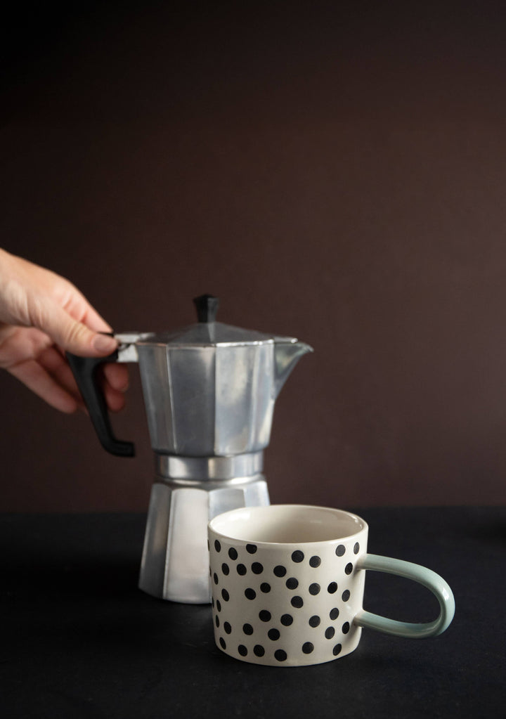 Mono Ditsy Spot Mug