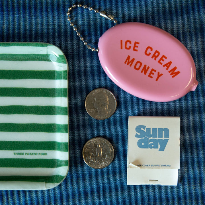 Ice Cream Money Retro Coin Pouch