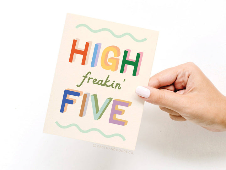 High Freakin’ Five Greeting Card