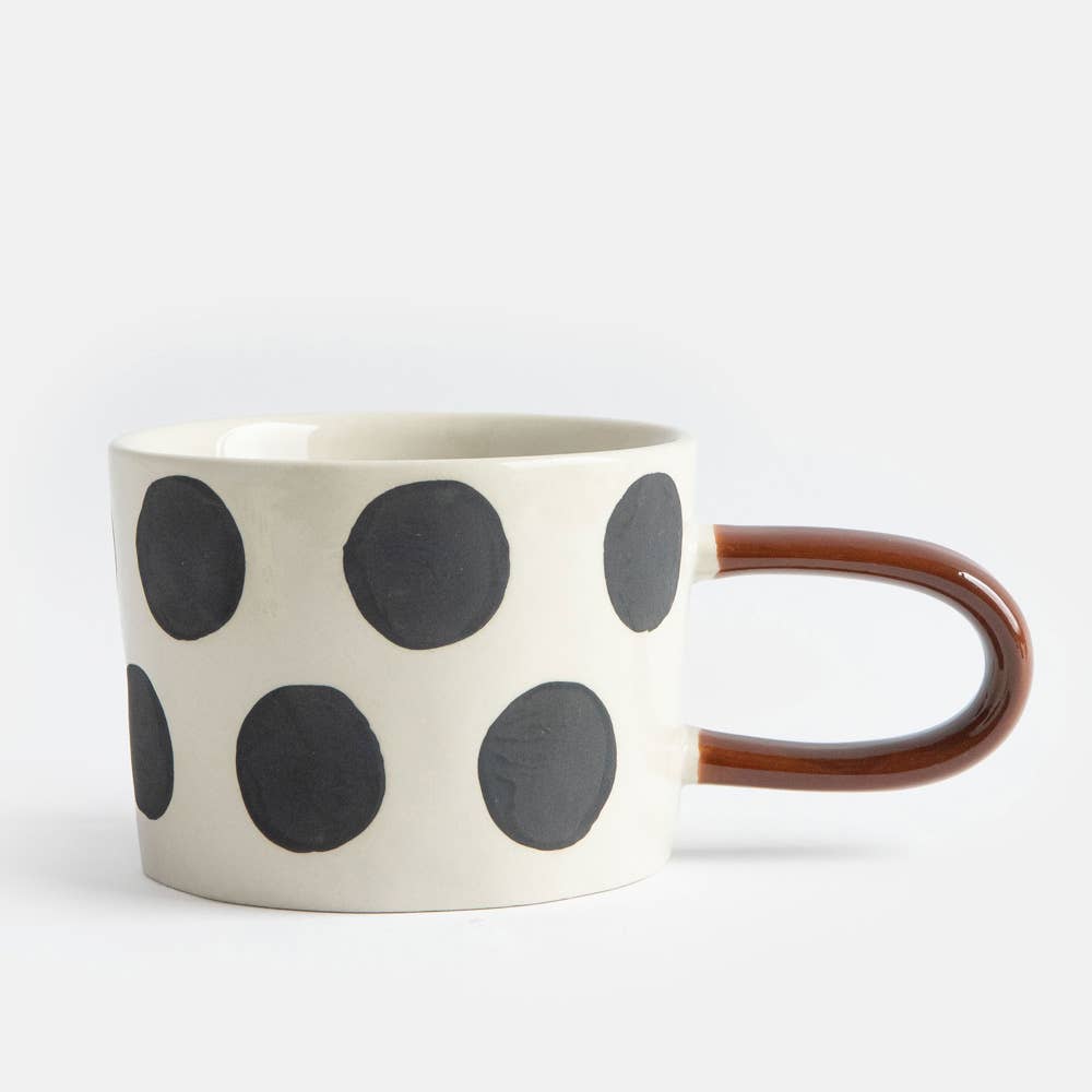 Mono Scattered Dots Mug