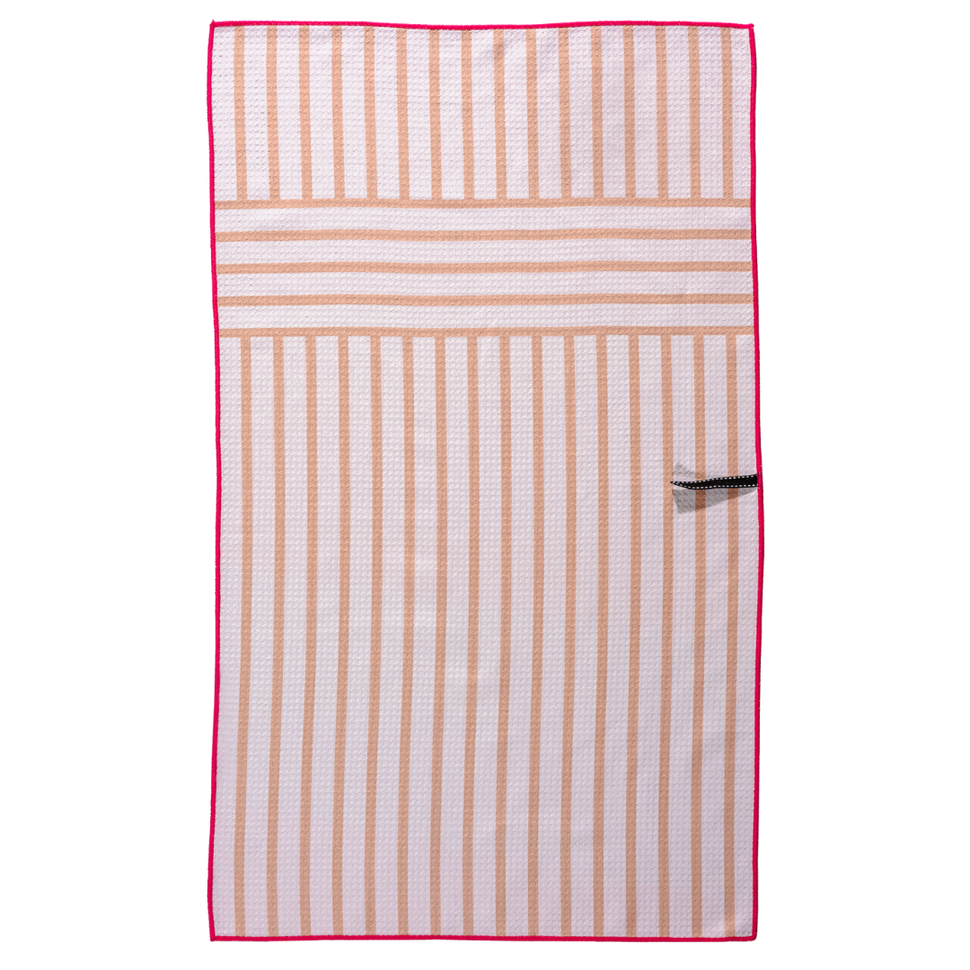California Sunset Waffle Weave Kitchen Towel
