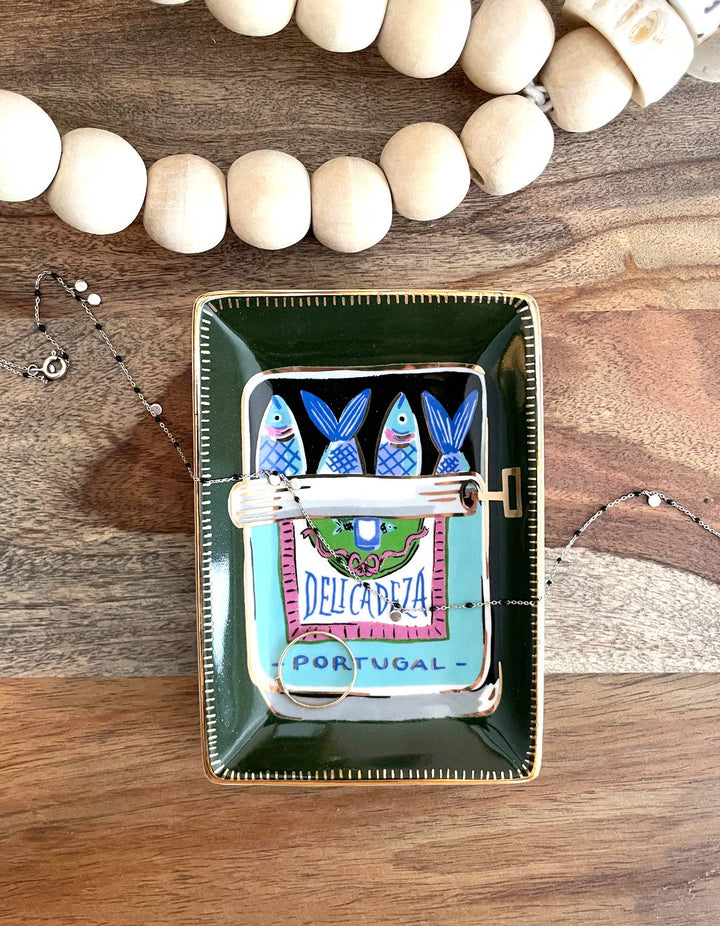 Porcelain Trinket Dish | Sardines