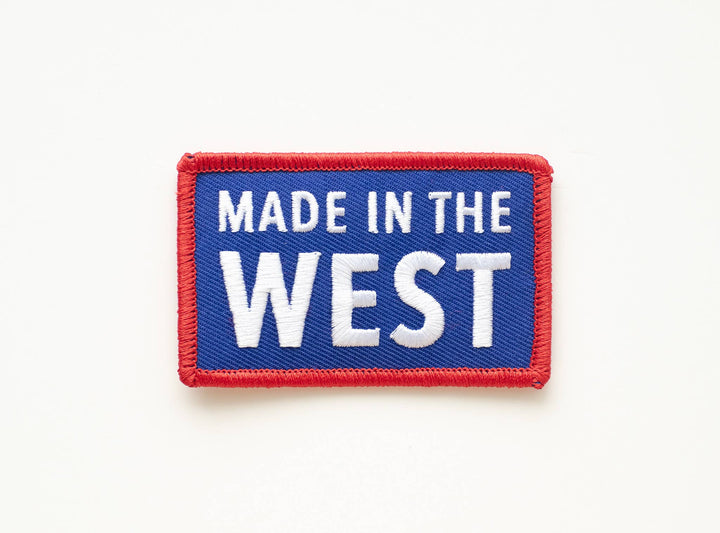 Made In The West Embroidered Iron on Patch