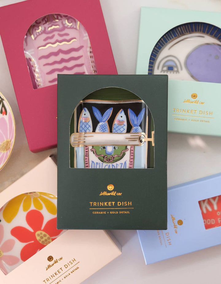 Porcelain Trinket Dish | Sardines