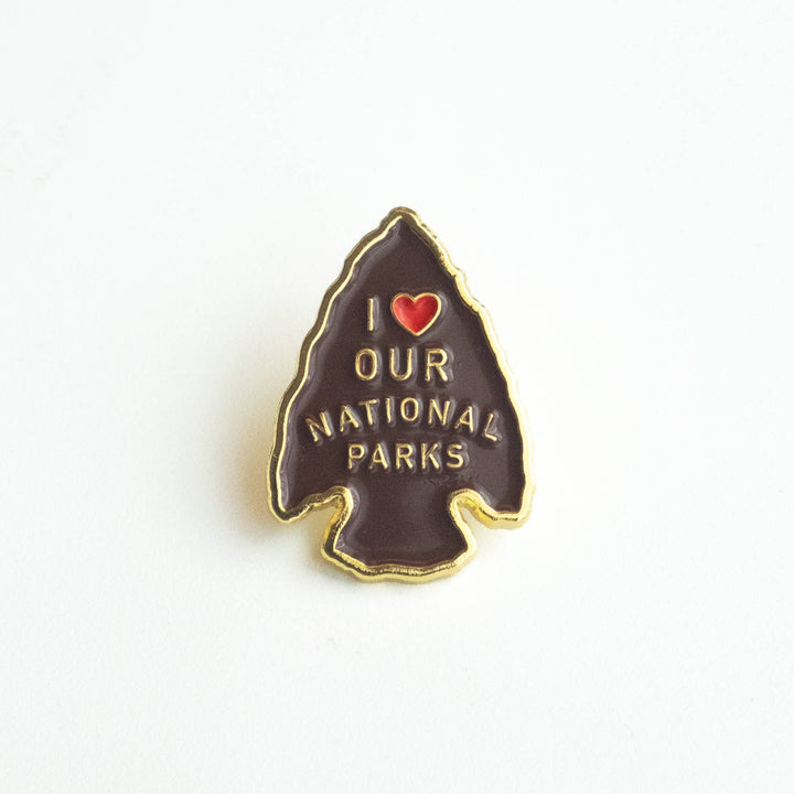I Love Our National Parks - Arrowhead Enamel Pin