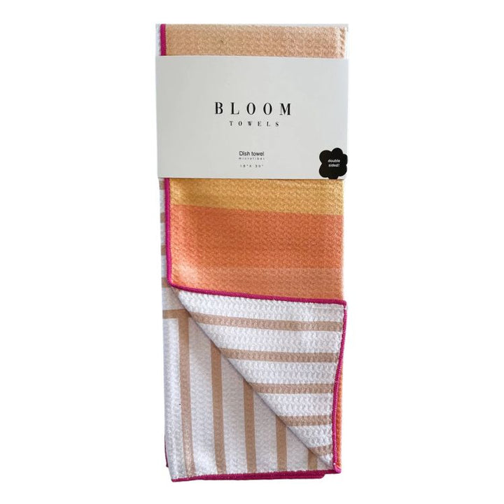 California Sunset Waffle Weave Kitchen Towel
