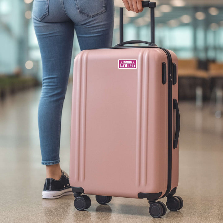 Doing My Best Sticker – Motivational Vinyl Decal, 3.5 x 1.75 in