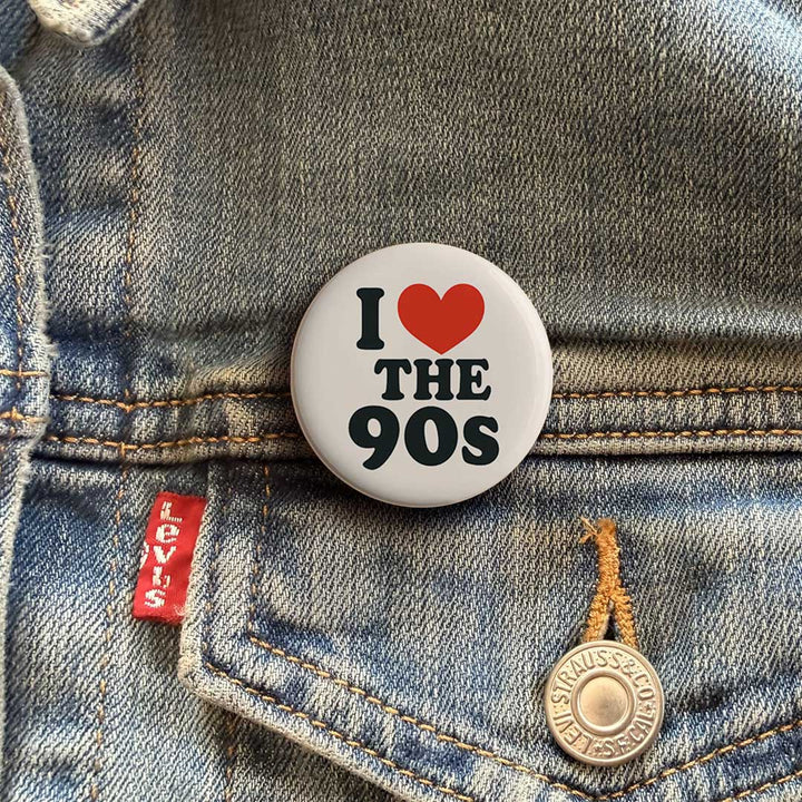 I ❤️ The 90s Button