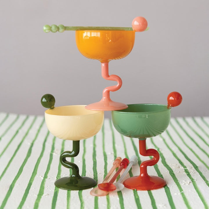 Color Pop Squiggle Stem Coupe