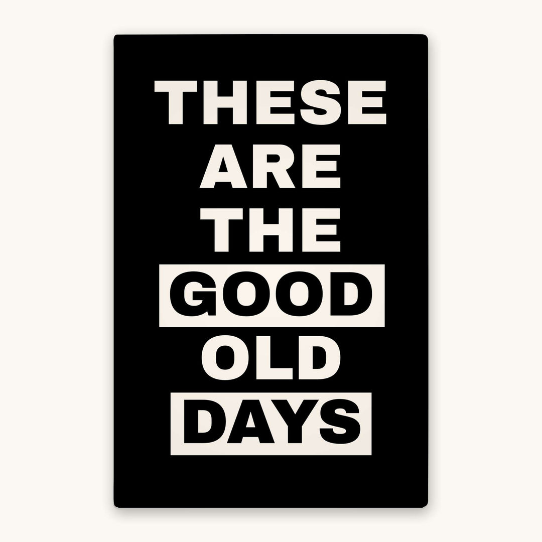 These Are the Good Old Days 2x3 Magnet