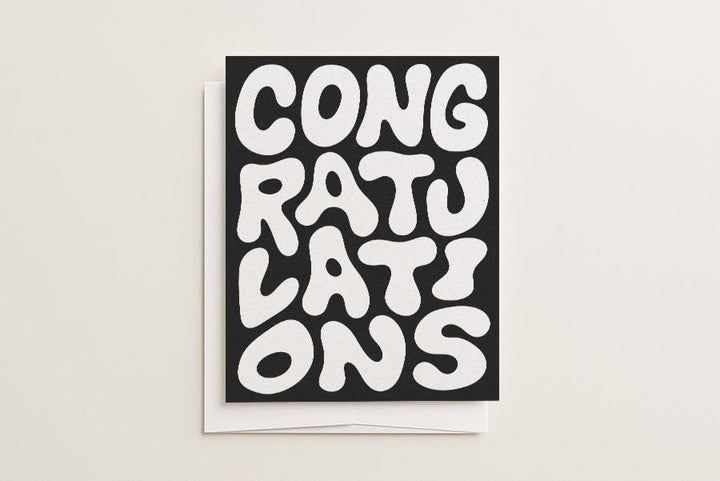 Congratulations B+W - Blank Card