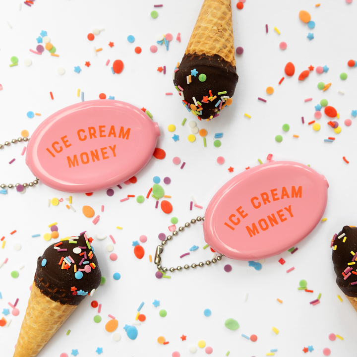 Ice Cream Money Retro Coin Pouch