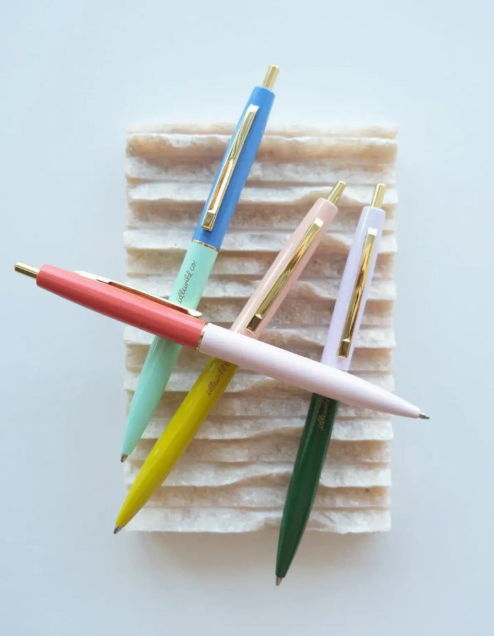 Retro Pen Set of Four | Rainbow