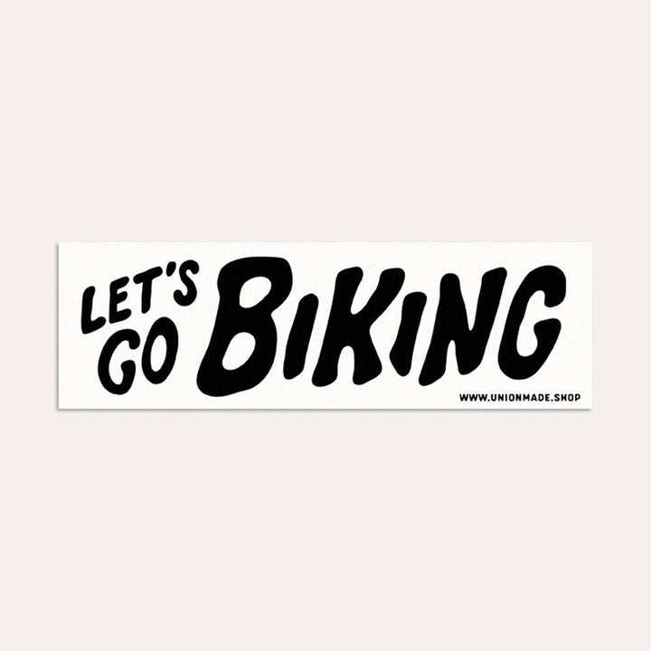 Let's Go Biking - Bumper Sticker