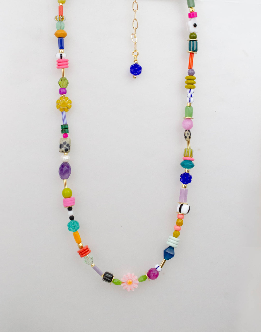 Beaded Colorful Friendship SeedBead Necklace