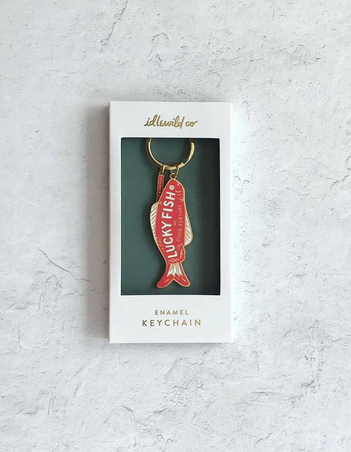 Enamel Keychain | Good Fortune Fish