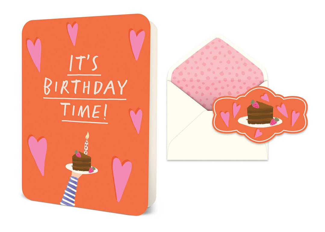 It's Birthday Time! Deluxe Greeting Card