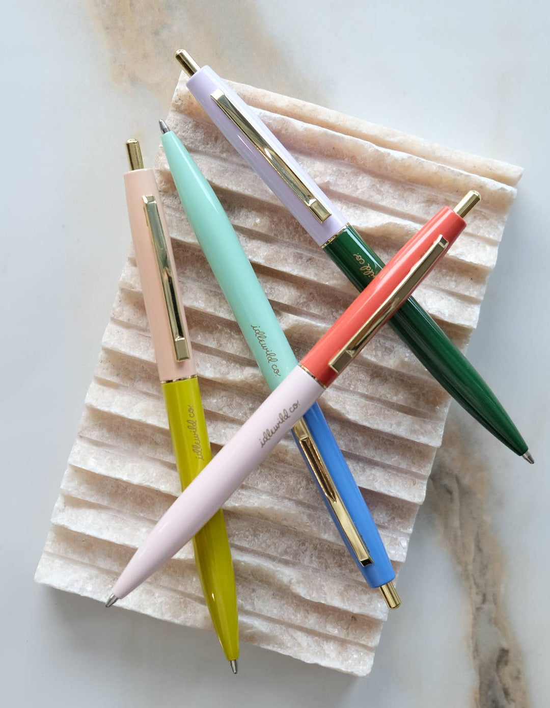 Retro Pen Set of Four | Rainbow