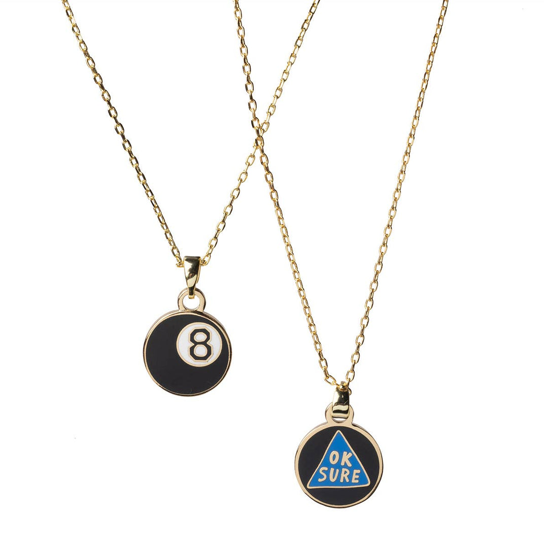 Magic 8-Ball Double Sided Pendant