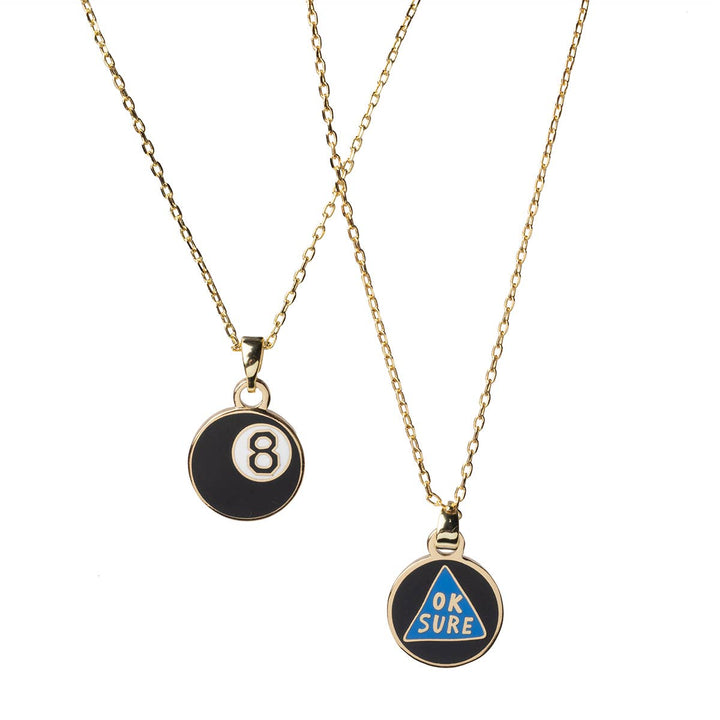 Magic 8-Ball Double Sided Pendant