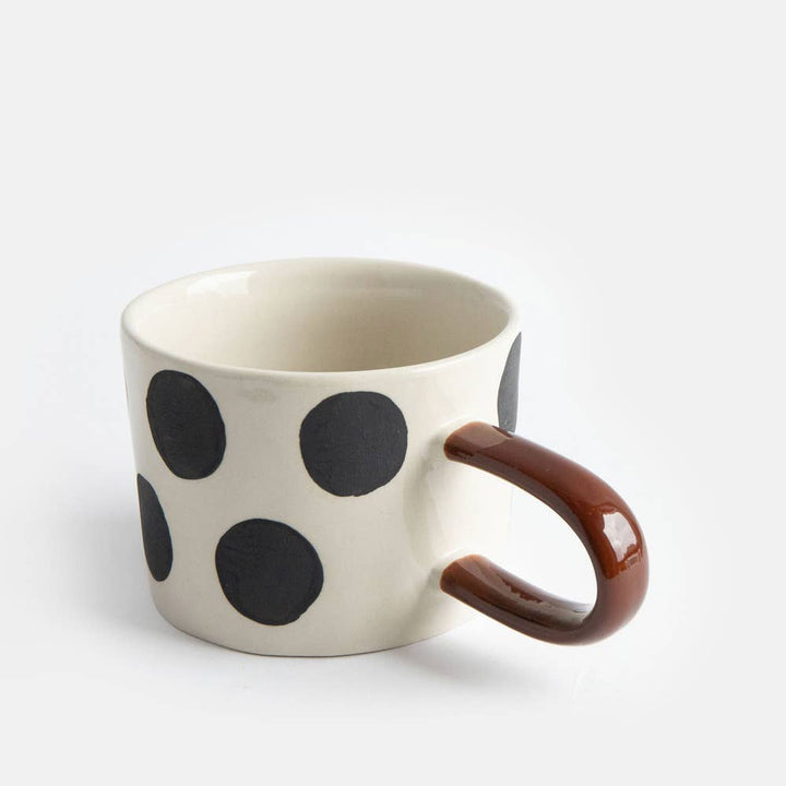 Mono Scattered Dots Mug