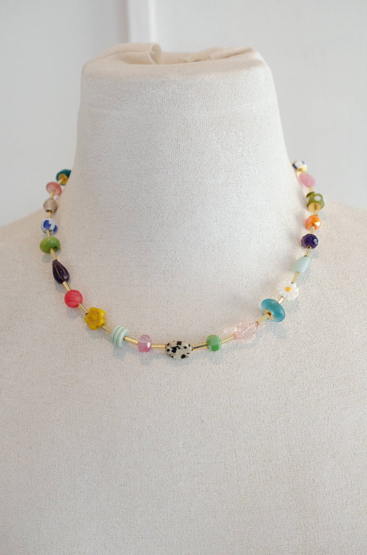 Colorful Beaded Eclectic Necklace