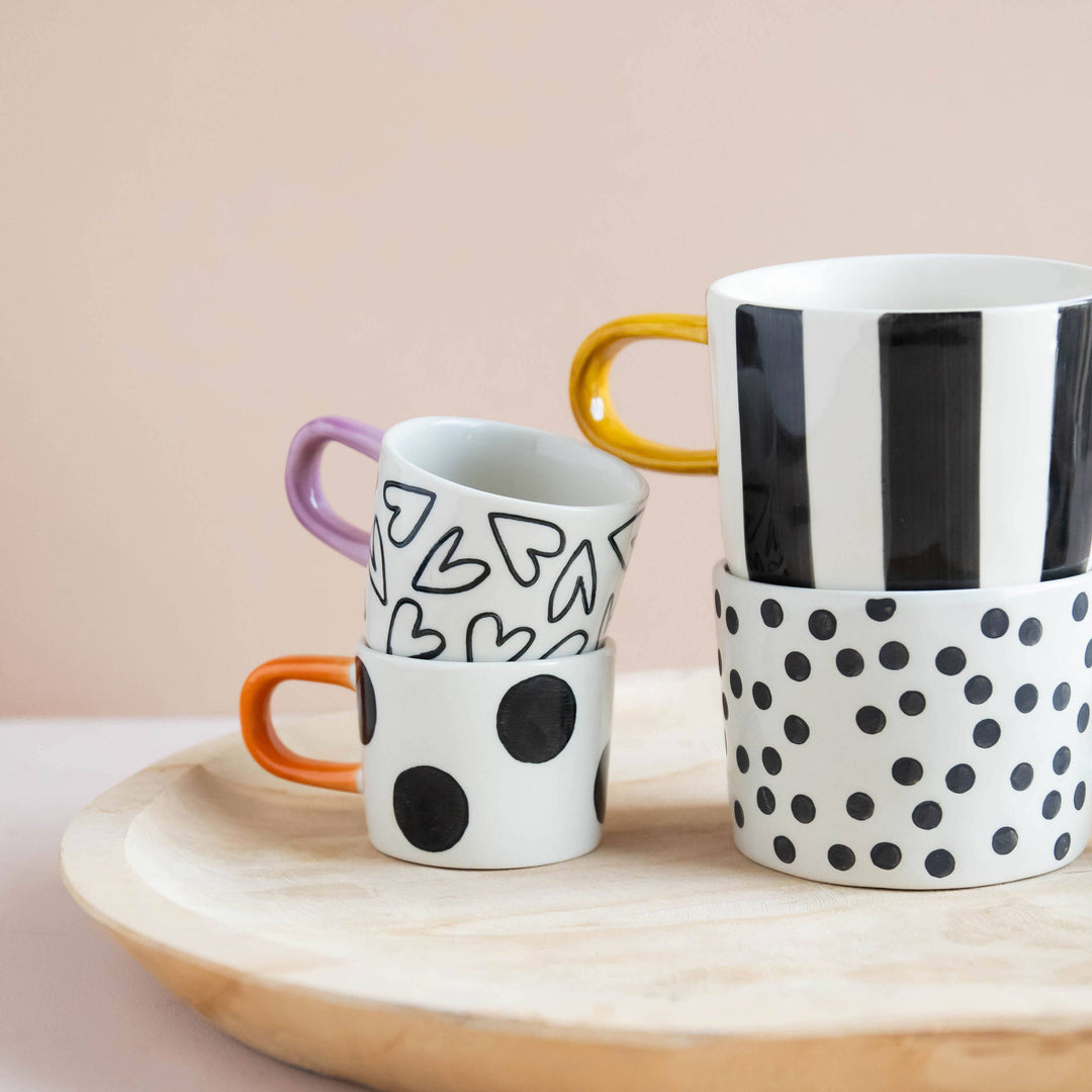 Mono Ditsy Spot Mug