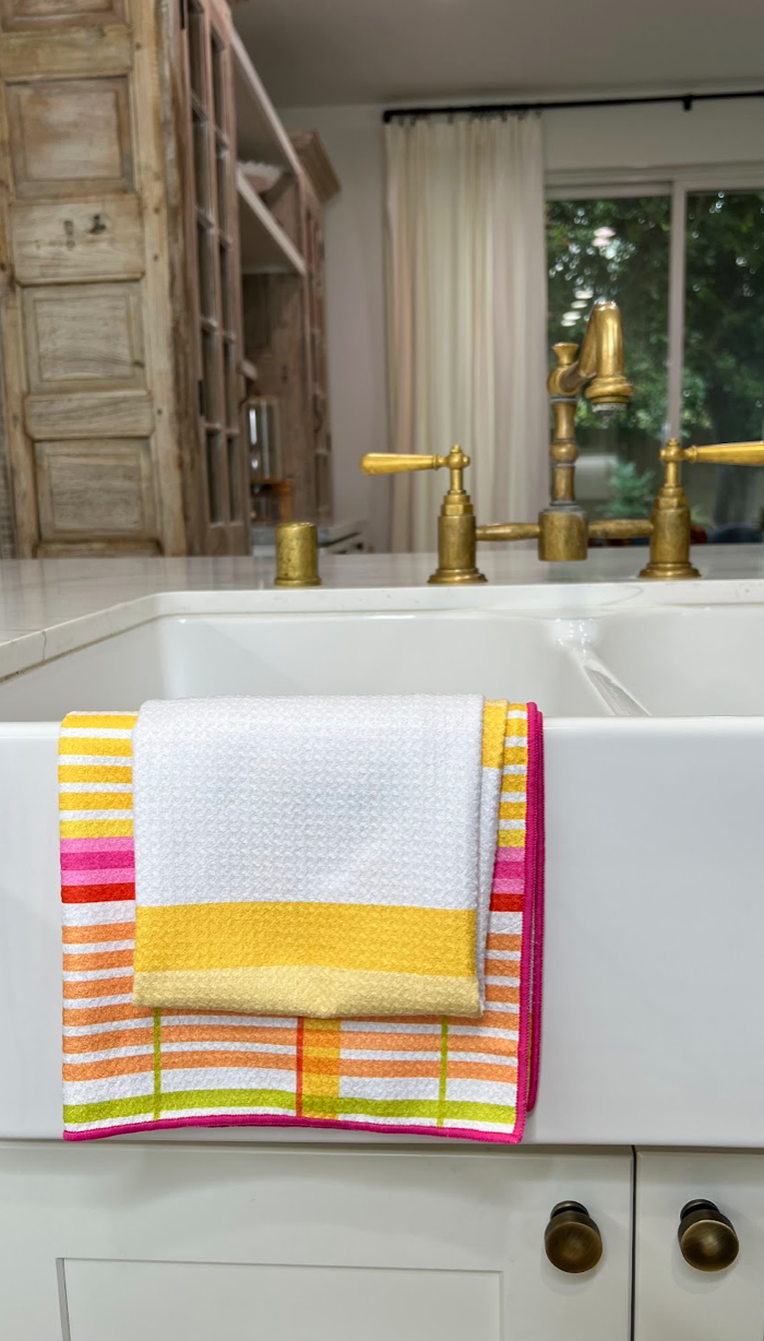 Colorful Plaid Kitchen Towel