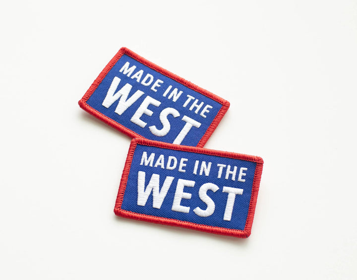 Made In The West Embroidered Iron on Patch
