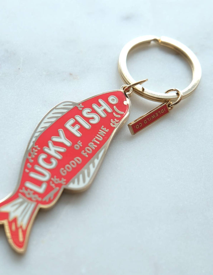 Enamel Keychain | Good Fortune Fish