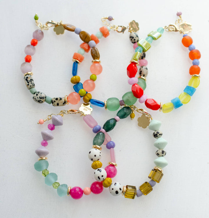 Colorful Handmade Beaded Bracelet - Nikki