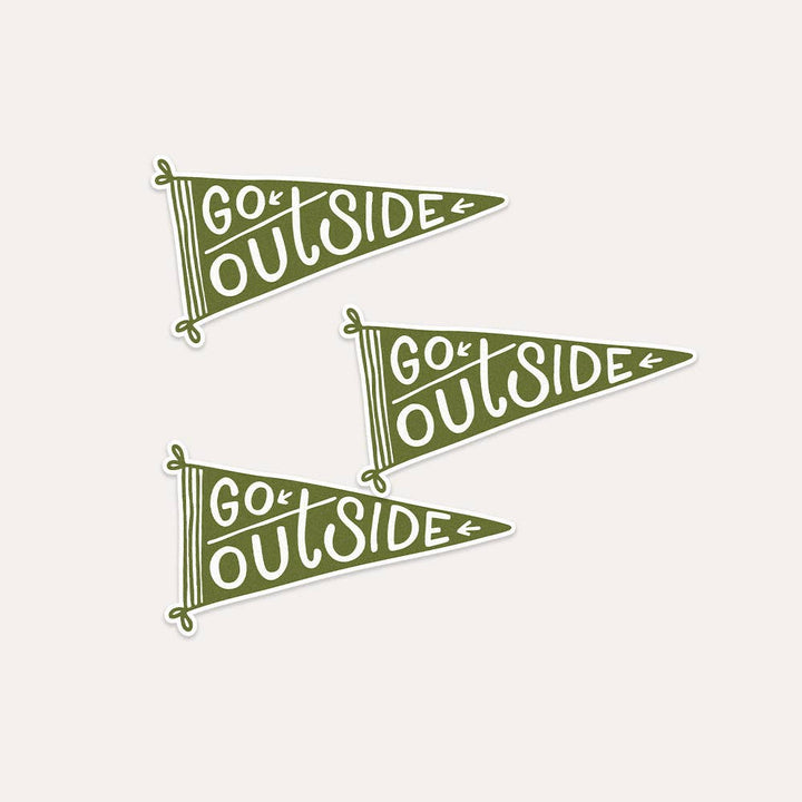 Go Outside - Vinyl Sticker